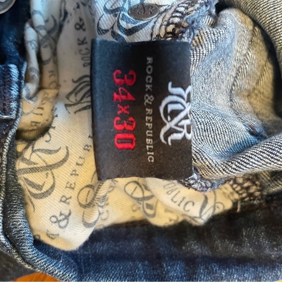 Vintage Men’s Rock & Republic Neil Straight 34X30 - Picture 12 of 13